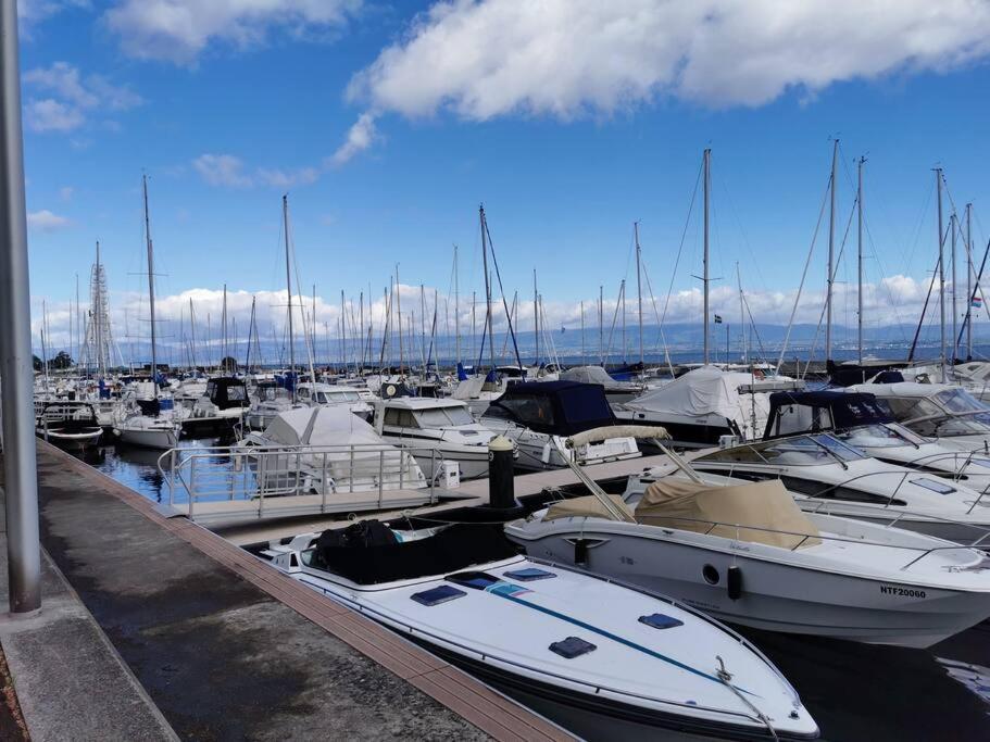 Appartement Vue Sur Le Golf Et Le Lac Leman Publier Buitenkant foto